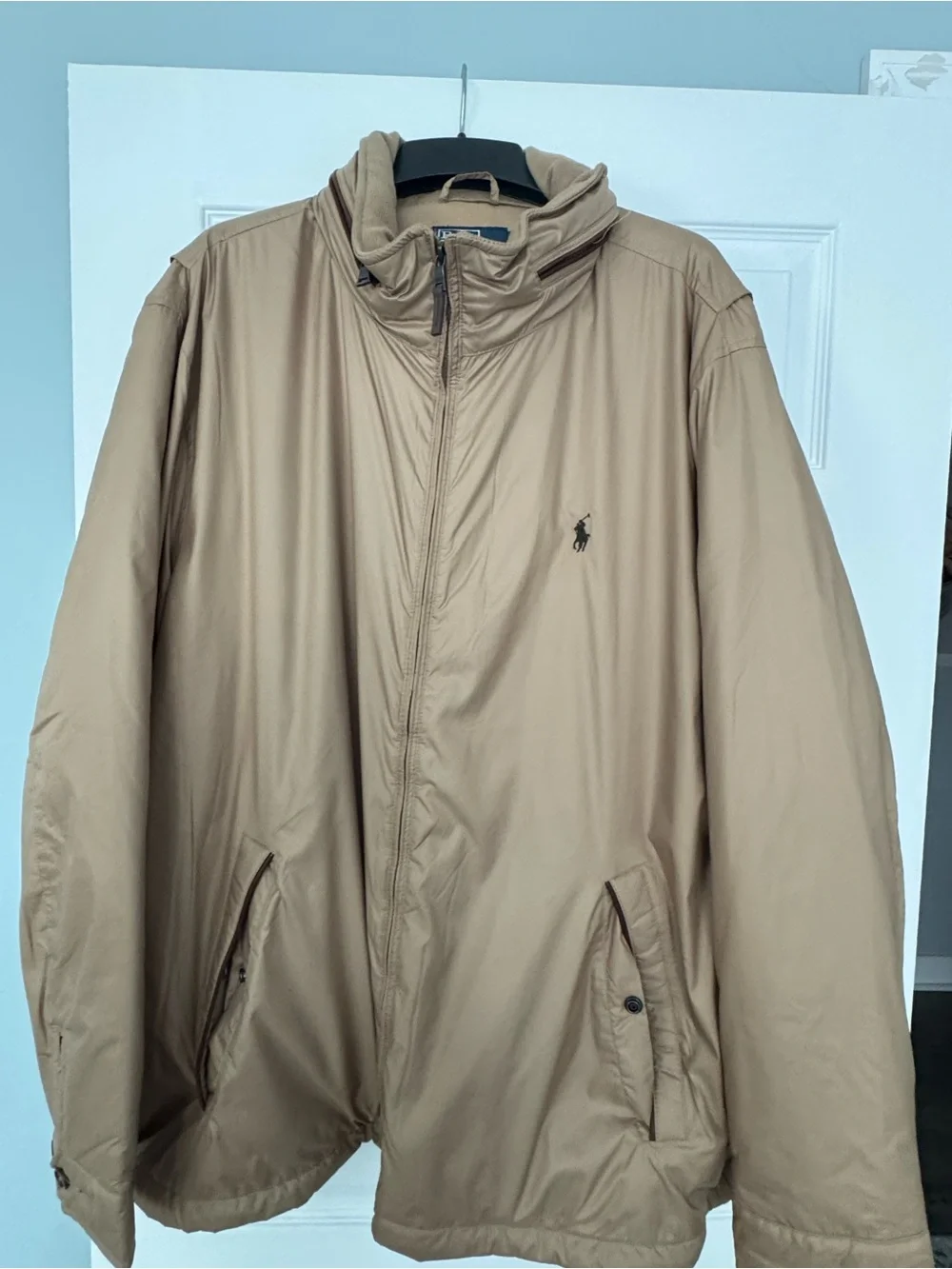 Polo by Ralph Lauren Khaki Lightweight Zip-Up Jacket